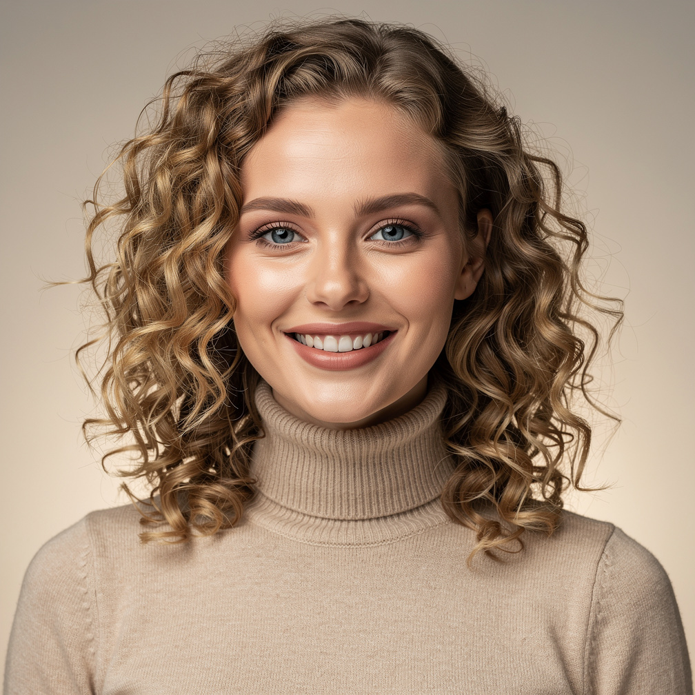 Portrait of a young Danish photo editor