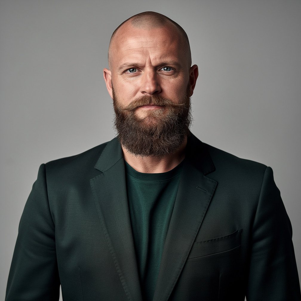 Portrait of a Danish sound and video producer