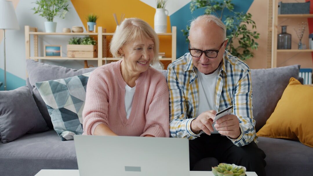 elderly couple planning retirement